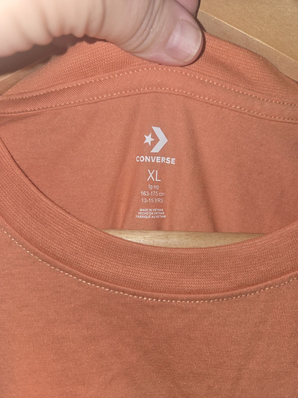 Converse All Star Kid's Orange Graphic Tee